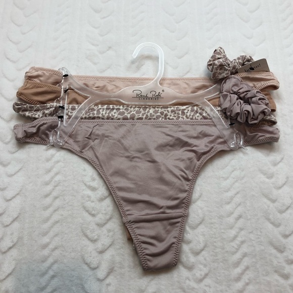 Rene Rofe Other - 🍓 2/$18 🍓 *NEW* Rene Rofe Lingerie - Womans 4pc Thong & Scrunchy Set